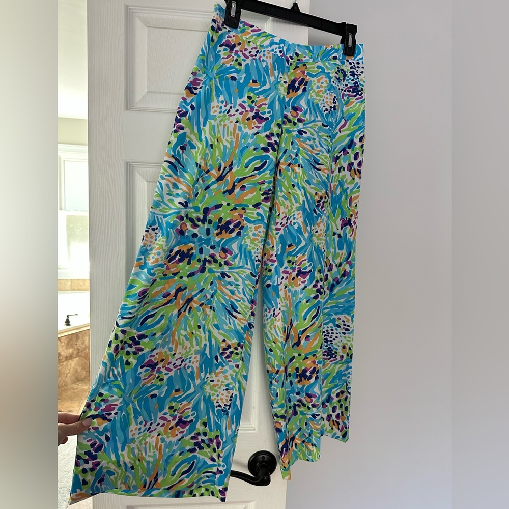 Lilly Pulitzer Silk Palazzo Pants